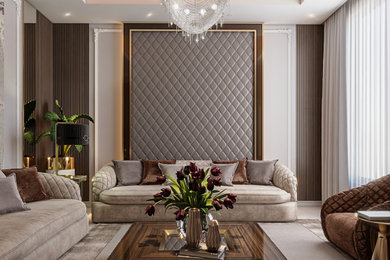 Living room - modern living room idea in Other