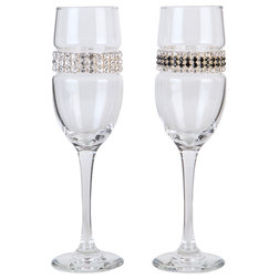 Contemporary Wine Glasses by Shimmering Wines