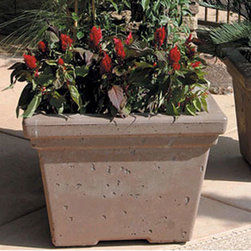 Concrete Roma Square - Outdoor Pots And Planters