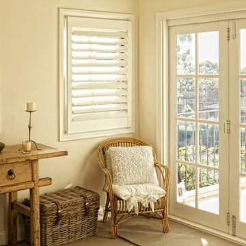 Living Room Plantation Shutters