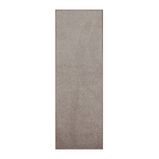 Modern Plush Solid - Beige, 5' x 14', Pet and Kids Friendly Made in USAArea Rug