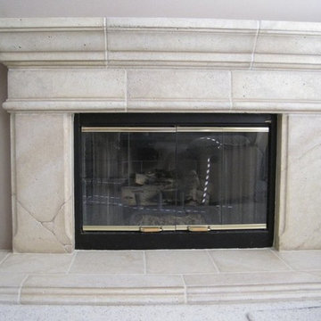 Faux Finish Fireplace
