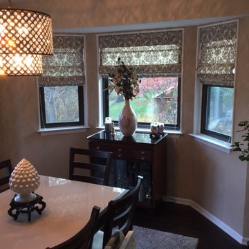 Classic Pleated Roman Shade + Valance