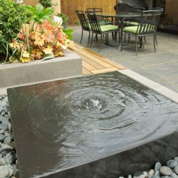 Mid Century Hardscape Patio Upgrade - Raleigh Hills, OR