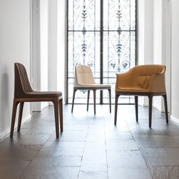Mivida Dining Chair and Armchair by Tonin Casa - Dining Chairs