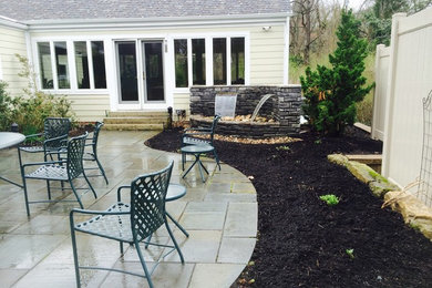 Example of an exterior home design in Other