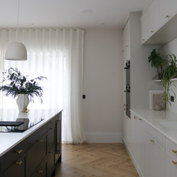Scandinavian Kitchen and Dining Extension on Victorian House
