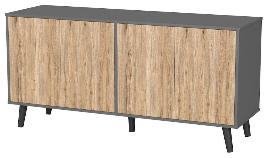 Sideboard Buffet Cabinet with Storage, 55 Kitchen Storage Cabinets