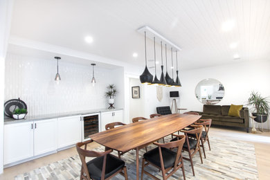 Inspiration for a 1950s dining room remodel in Orange County