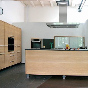 Offene Küche mit Kochinsel