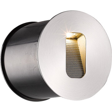 Outdoor Round In-Wall Light - Stainless Steel