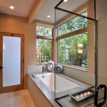 window over tub