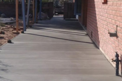 Concrete installation