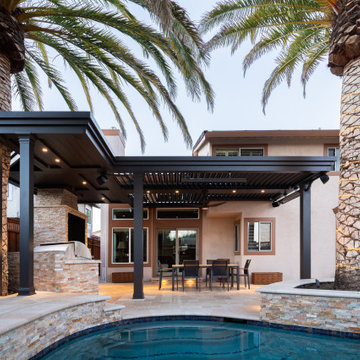Motorized Pergola with Use of Nature
