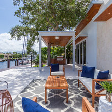 outside