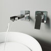 VIGO Atticus Wall Mount Bathroom Faucet, Chrome, Chrome