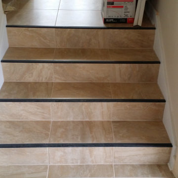 Tile stairs
