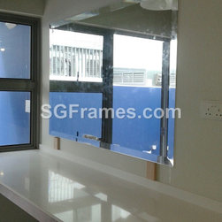Frameless Wall Mirror &ndash; Supply & Install &ndash; SGFrames - Products