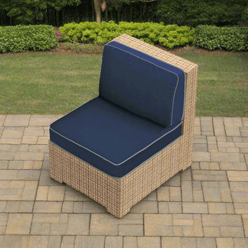 Forever Patio Hampton Wicker Sectional Middle Chair