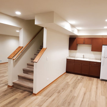 Finished basement Antioch, IL
