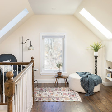 Staircase to reimagined attic