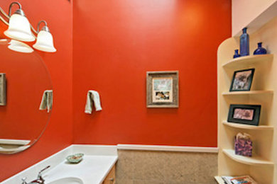 Elegant bathroom photo in Portland Maine