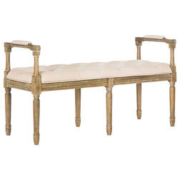 Farmhouse Upholstered Benches by HedgeApple