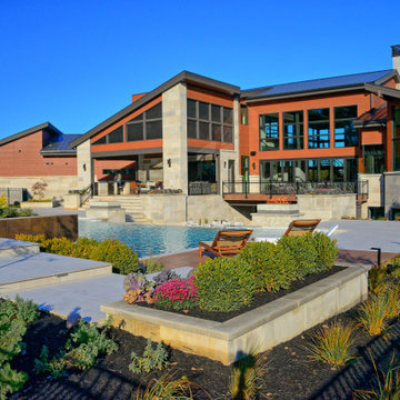 Rear Elevation/Pool