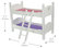 Little Princess 18" Doll Double Bunk Bed