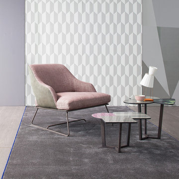 Selling: Blazer Lounge Chair, Doppler Coffee Table