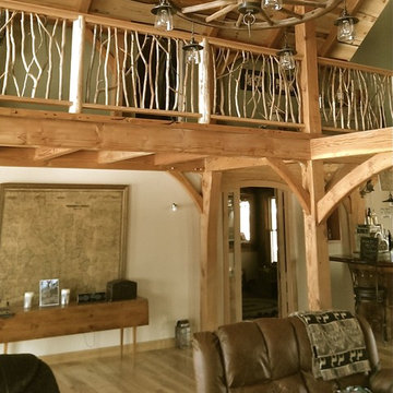 Western Style Timber Frame House