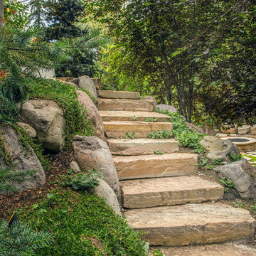 Outdoor Stone Stairs