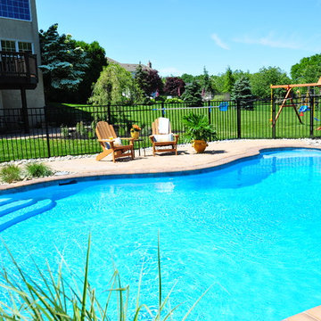 Backyard Free-Form Pool Retreat