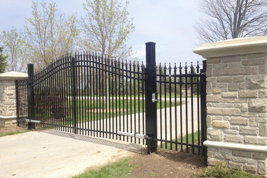 Ornamental Iron Residential Swing Gate