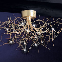 Saggina 12 Ceiling Lamp by Minitallux Lighting - Flush-mount Ceiling Lighting