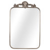 19" x 31" Vintage Silver Rectangle Metal Frame Home Decor Wall Mirror