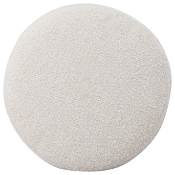 Round White Boucle Pillow | Liang & Eimil V Lux