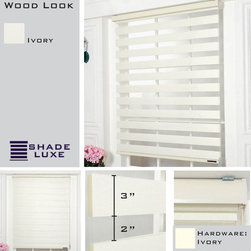 WoodLook Dual Shades - Roller Shades