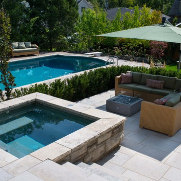 Garden spa and playground