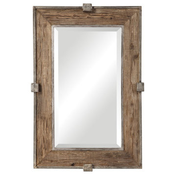 Uttermost Siringo Weathered Wood Mirror, 9433