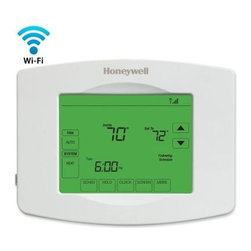 Honeywell - Programmable Thermostats: Honeywell Thermostat. Wi-Fi Programmable Touchscreen T - Wine And Bar Tools