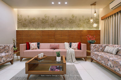 Example of a living room design in Other