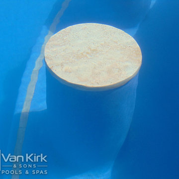 Sunken Stool for The Vanilla Ice Project Season 5 Pool That Van Kirk & Sons Pool