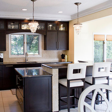 Mouser Centra in Select Alder wood Espresso stain