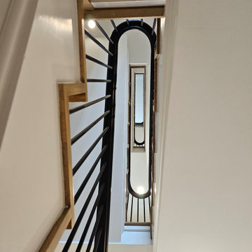 Project #115 | Staircase with Continuous Rail System Without Newels