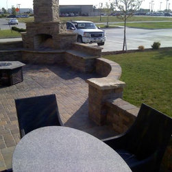 Lumbermans display paver patio - Products