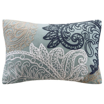 100% Cotton Dec Pillow With Embroidery, II30-208