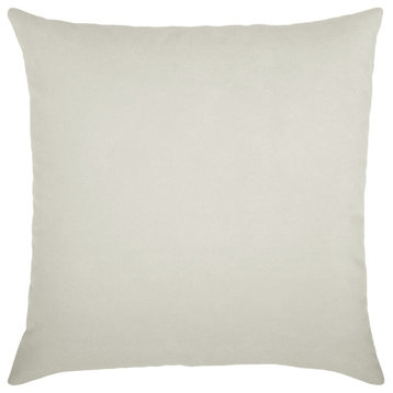 Lush Velvet Oatmeal Indoor/Outdoor Performance Pillow, 20" x 20"