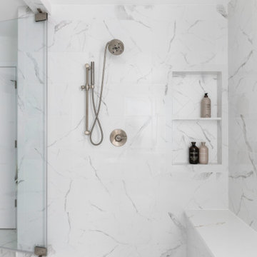 Bright and Modern Primary Bathroom