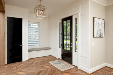 Example of a country entryway design in Other